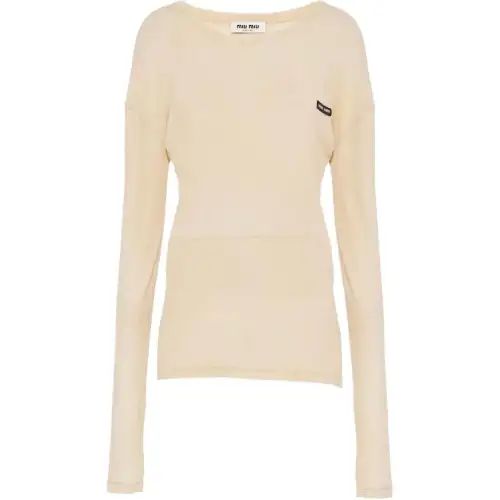 【RunwayPrevious Season】logo-patch long-sleeve T-shirt