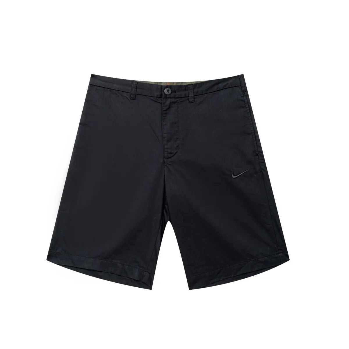 Nike Casual Shorts Men's Black Moderate Straight Fit Pants
