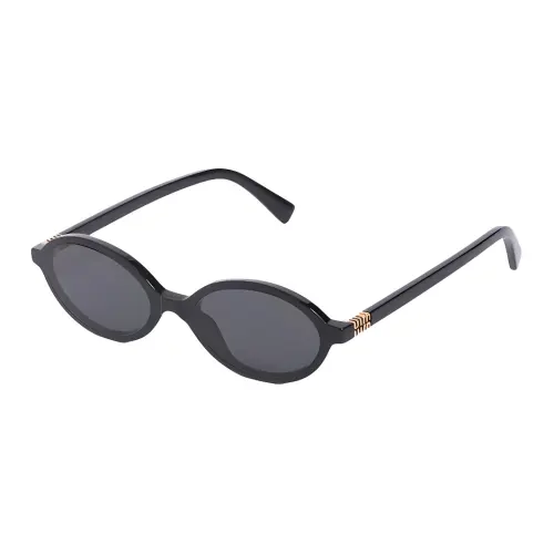 MIU MIU Irregular Shape Sunglasses Women's Black