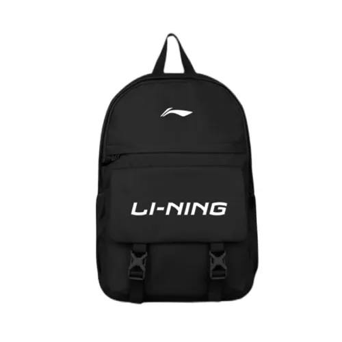 Li Ning Polyester Backpack Regular Unisex Black
