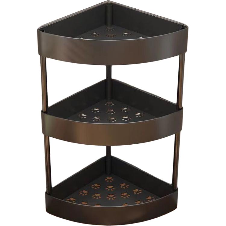 Jianyu Home Textiles Kitchen Storage Rack Tripod Seasoning Rack Wall Corner Corner Place Sundries Seasoning Kitchen Storage Supplies