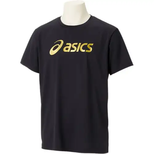 ASICS T Shirts Men's Black Crew Neck