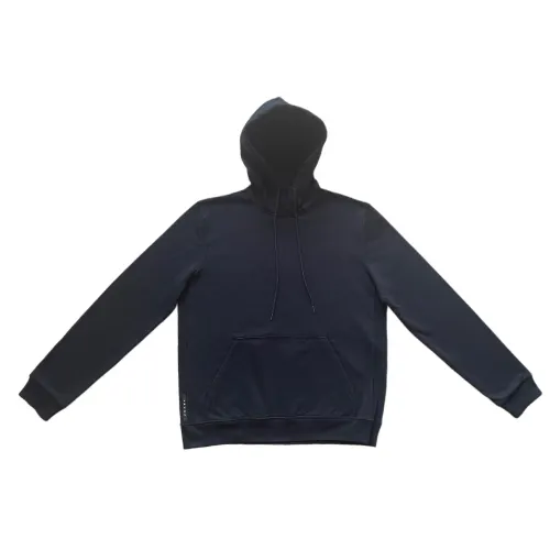 PRADA Sweatshirts Men's Black Hooded Non Detachable Moderate