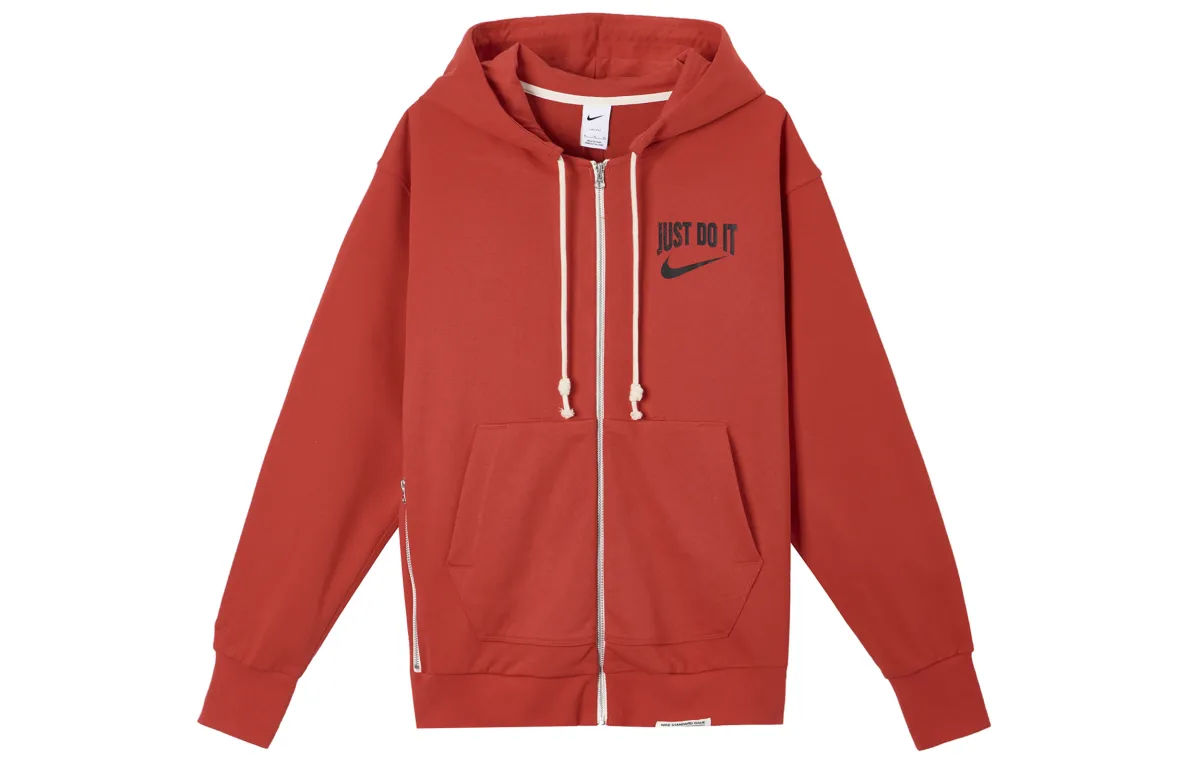 Nike Dri-Fit Jackets Men's Red Hooded Moderate Other