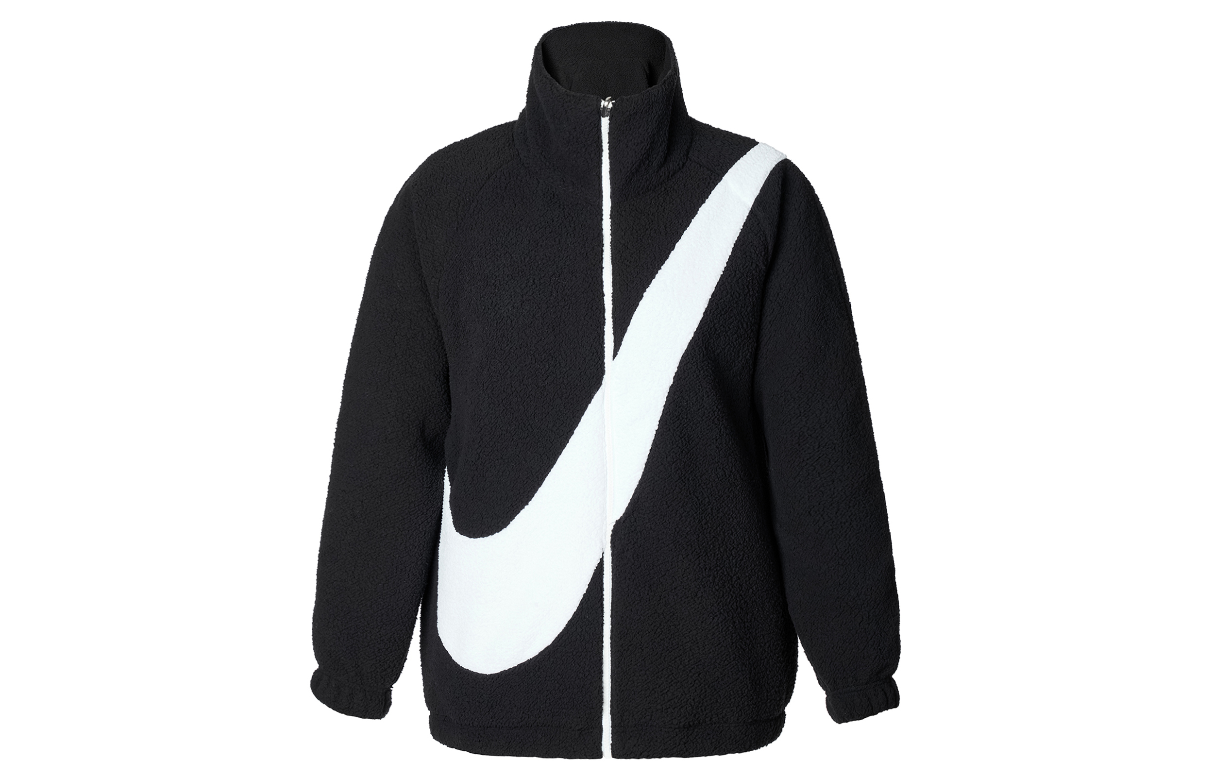 Nike Large Hook Sherpa Reversible Fleece Lined Fleece Clothing Women’s Black
