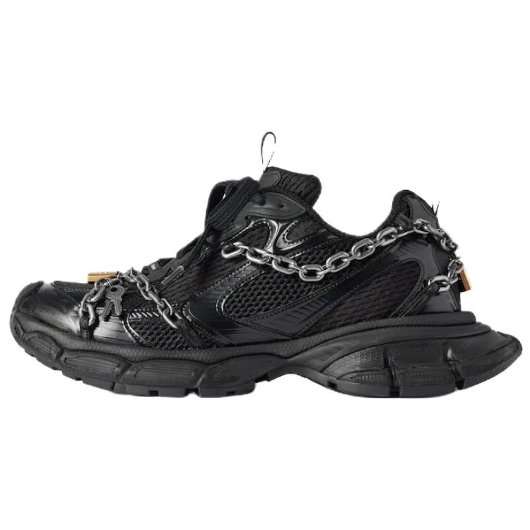 Balenciaga 3XL Low top Chunky Sneakers Men's Black