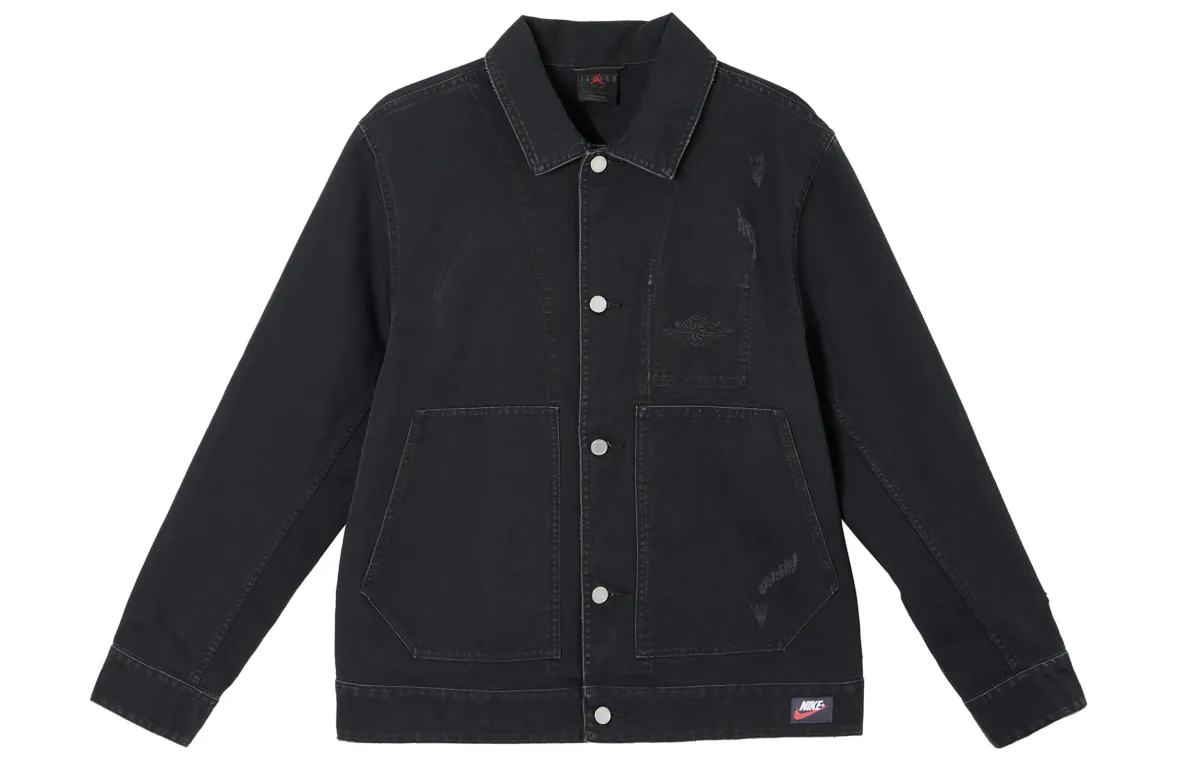 Jordan Air Jackets Men's Black Lapel Moderate Other