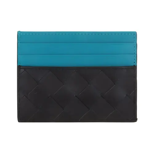 Bottega Veneta Color Block Cow Leather Wallet Small Men's Multicolor