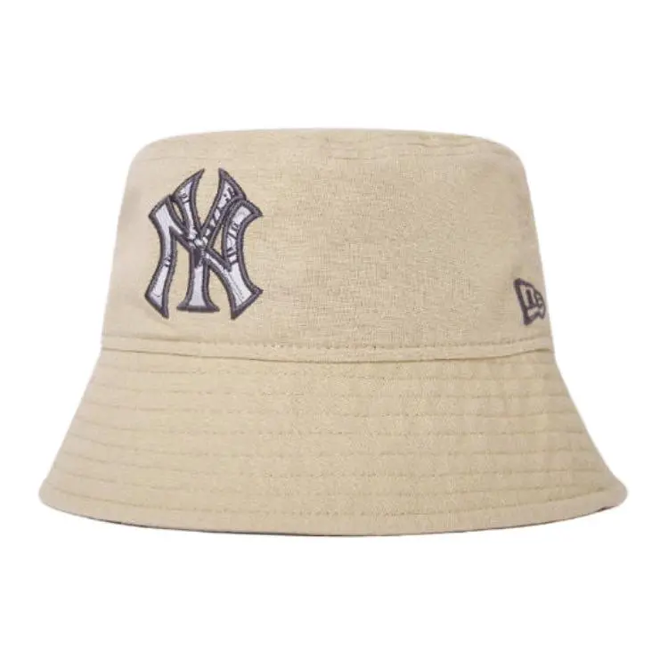 New Era Cotton, Linen, Polyester, Viscose Bucket Hats Unisex Khaki