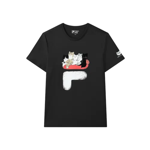 FILA x Pepe Shimada T Shirt Men's Jet Black BK