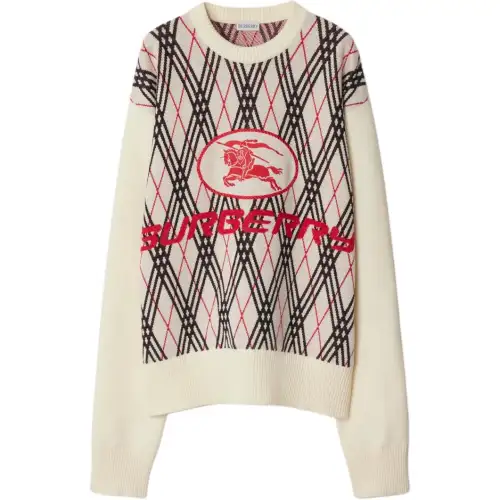 Burberry Argyle Check Crewneck Jumper