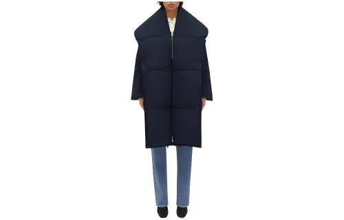 Bottega Veneta FW23 Down Jacket Women's Dark Blue