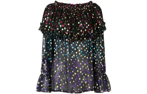 Saint Laurent fil-coupé blouse