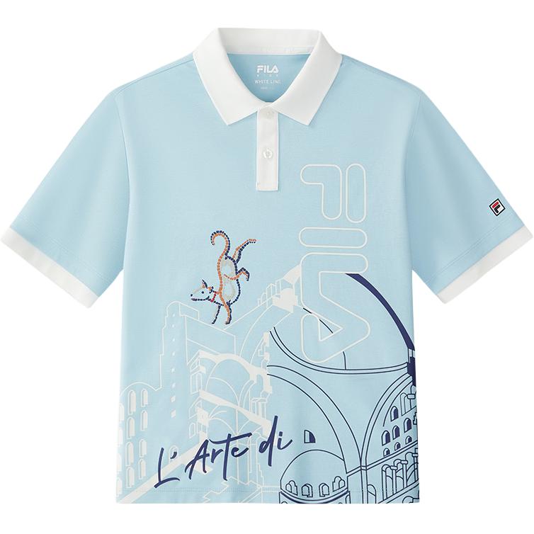 Рубашка-поло Fila Kids Polo (голубая)