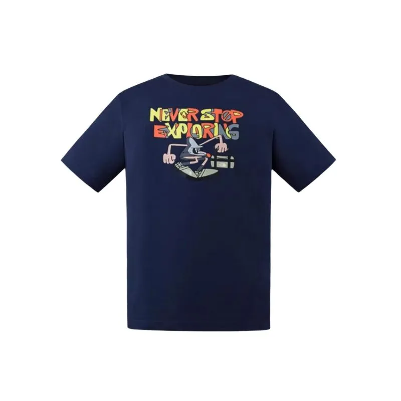 THE NORTH FACE NEVER STOP Exploring Quick Dry T Shirts Unisex The North Face Summit Blue