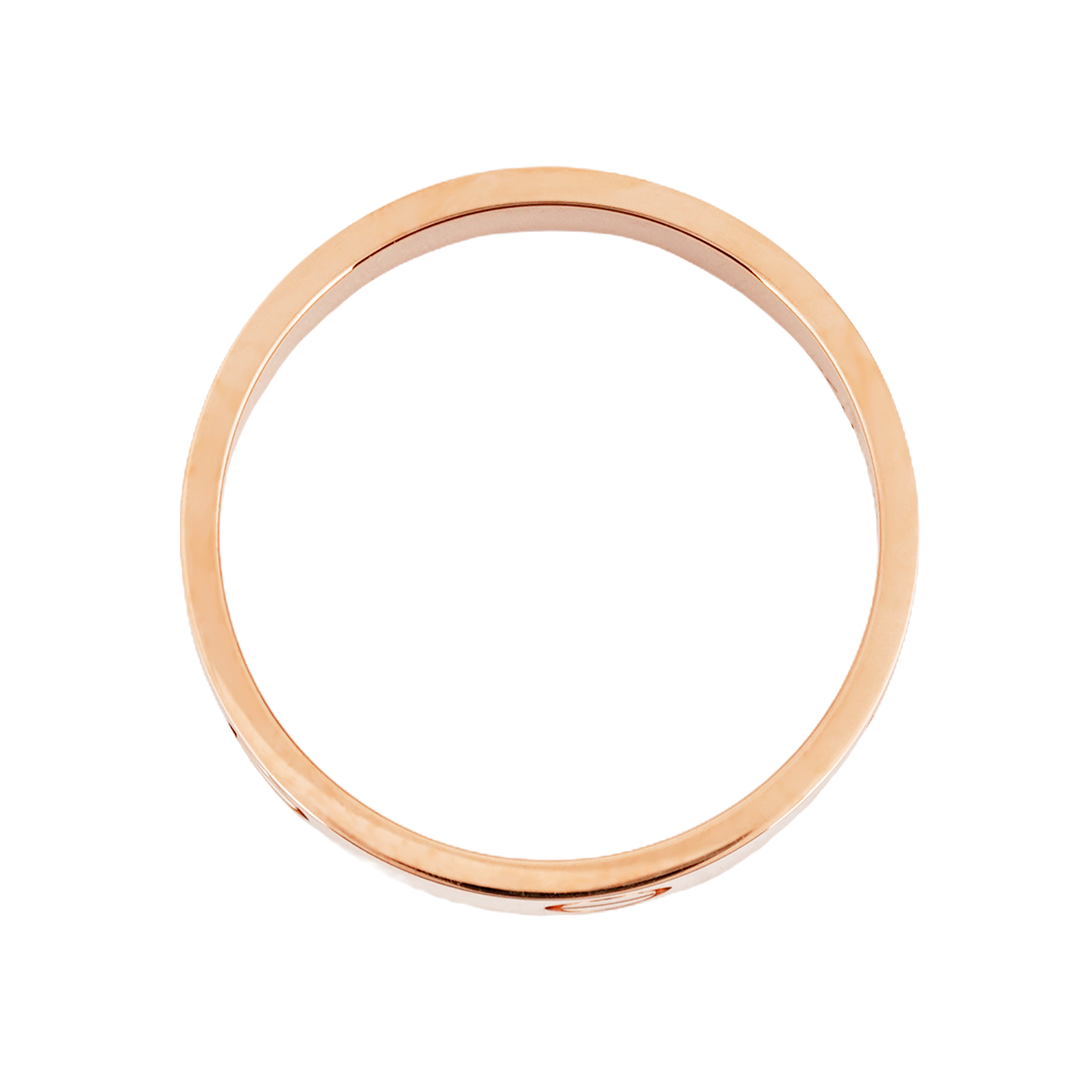 Кольцо Cartier LOVE 5.5mm (розовое золото) — Розовое золотой — фото 3