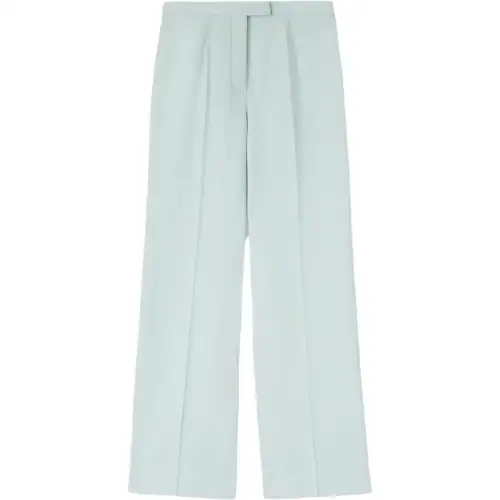 Loro Piana Casual Pants Women's Light Blue Moderate Straight Fit Pants