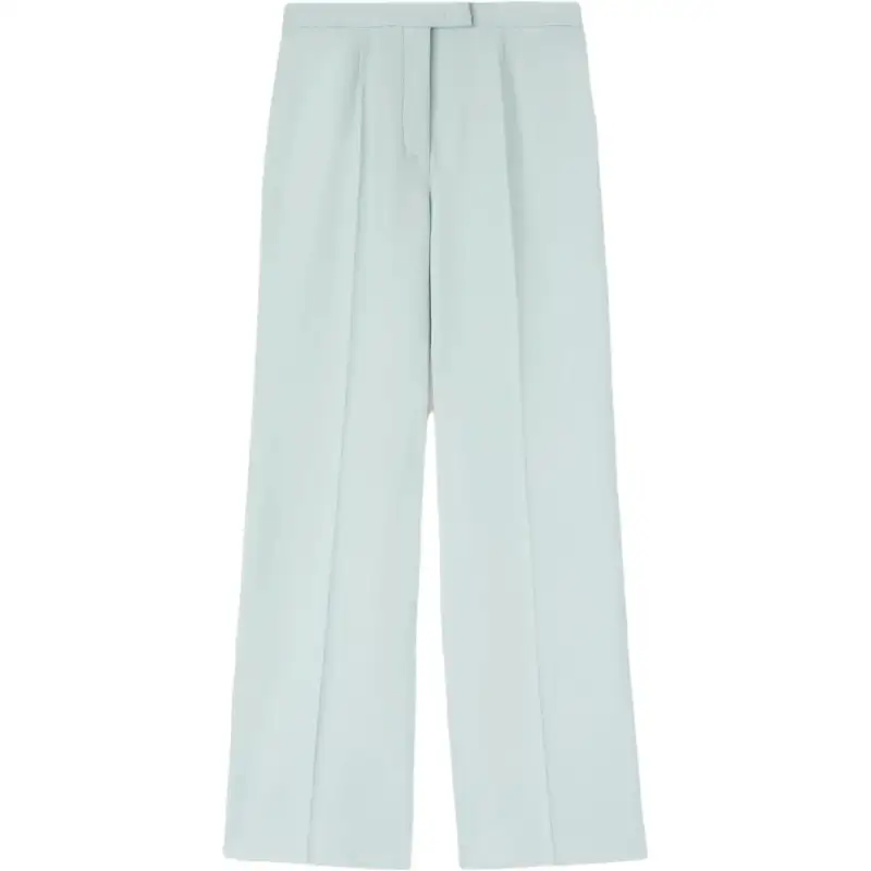 Loro Piana Casual Pants Women's Light Blue Moderate Straight Fit Pants