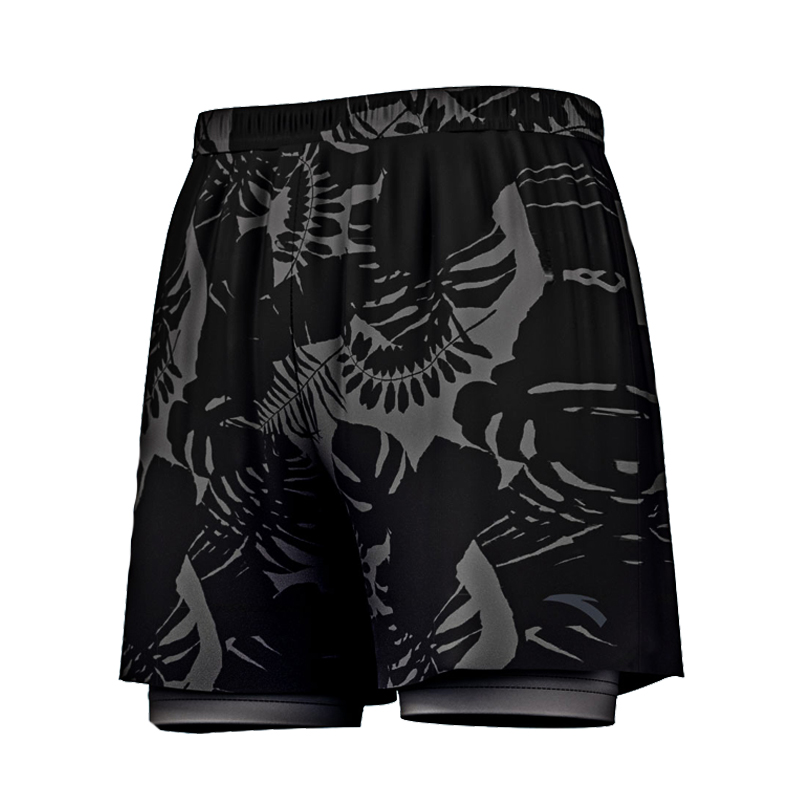 Anta Swimming Shorts Men’s Black Gray