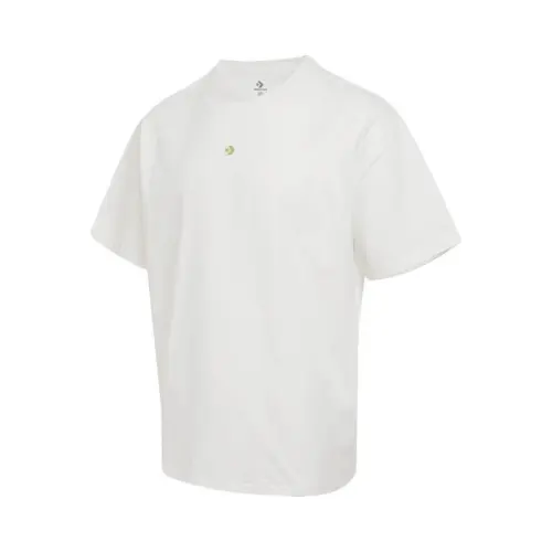 Converse T Shirts Men's White Crew Neck Moderate