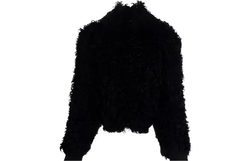Bottega Veneta Leather Jackets Women's Black Moderate