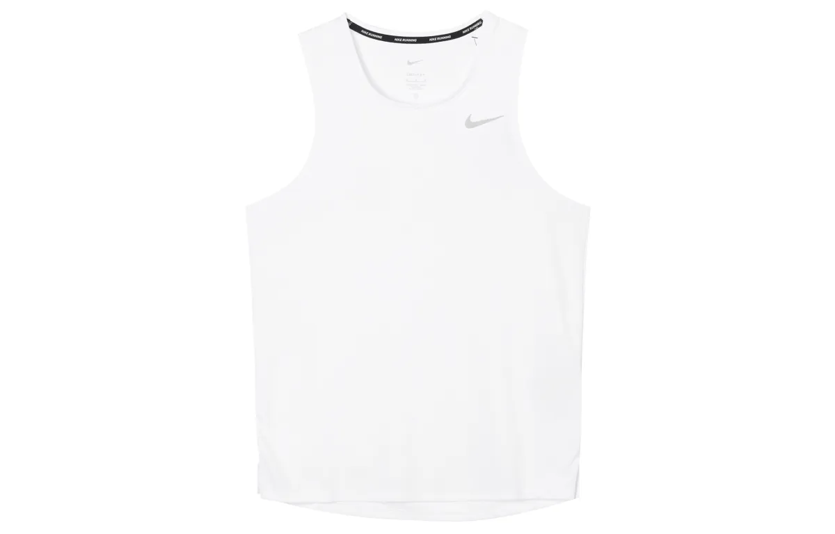 Nike Dri Fit Running Tank Top Men's White