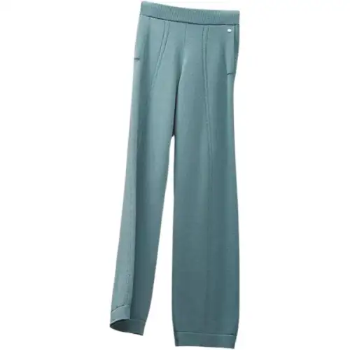 HERMES Casual Pants Women's Blue Moderate Other