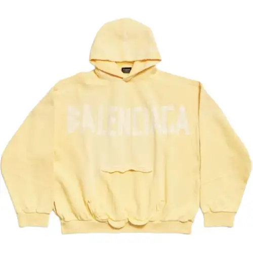 Balenciaga Sweatshirt Loose Fit Men's Yellow