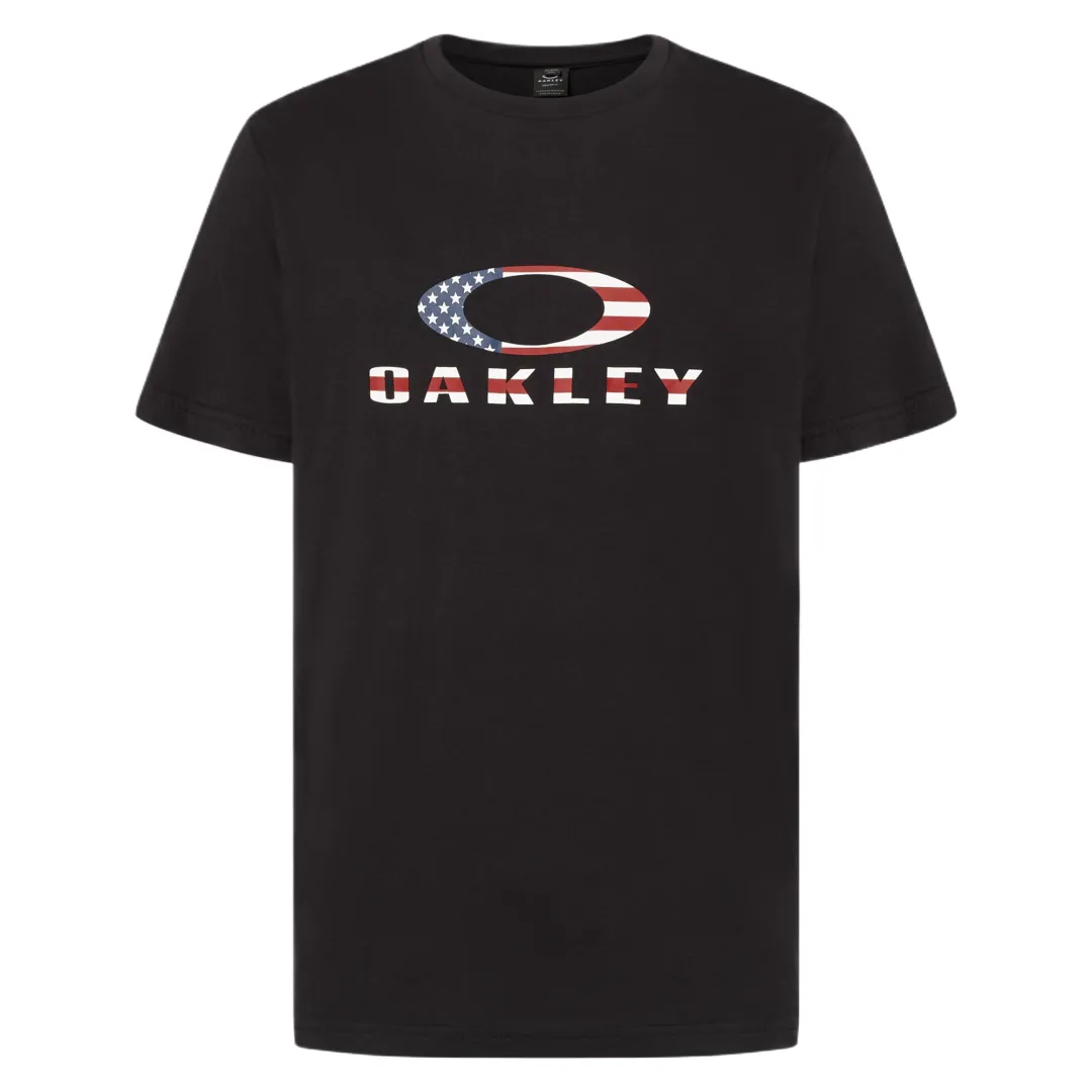 Oakley T Shirts Men's Black Crew Neck Moderate