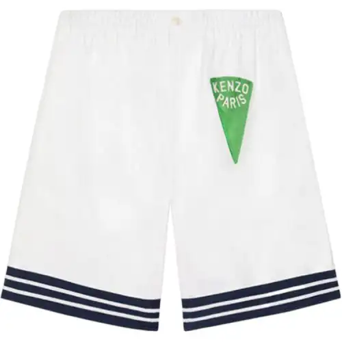 KENZO Stripe border Cotton Shorts