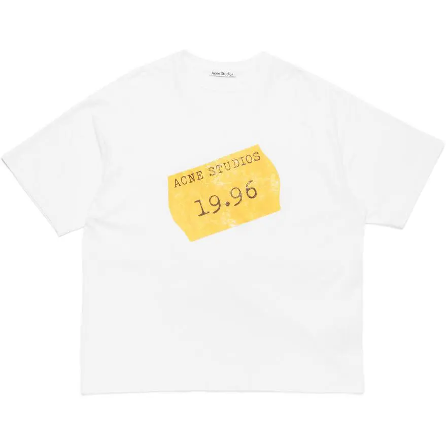 Acne Studios Logo Printed Crewneck T Shirt