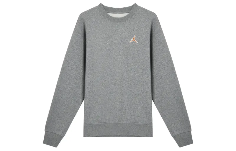 Jordan Sweatshirts Men's Carbon Gray Crew Neck Moderate Regular