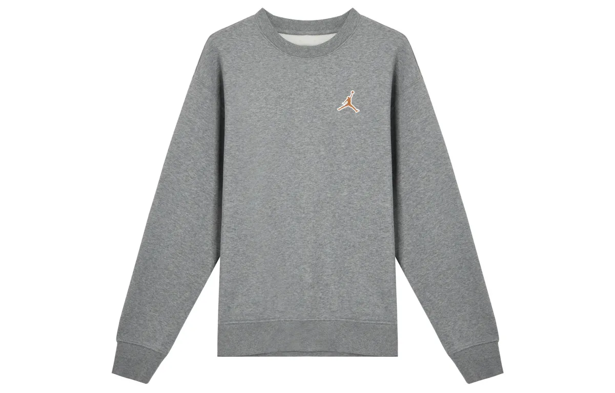 Jordan Sweatshirts Men's Carbon Gray Crew Neck Moderate Straight Fit