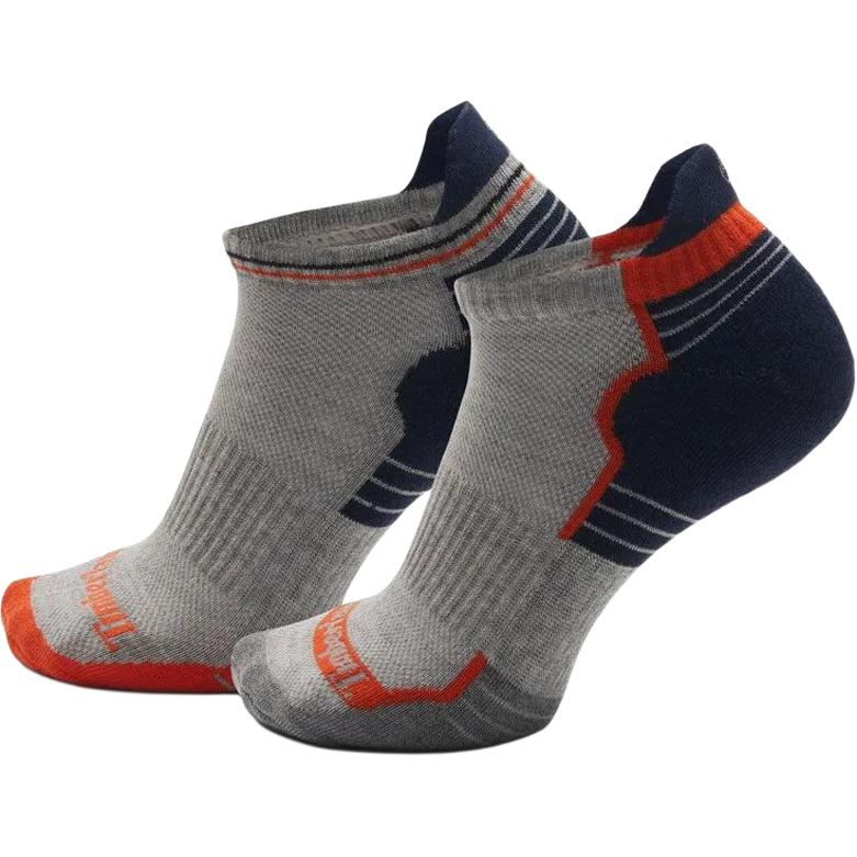 Timberland Hiker Ankle Socks Unisex 2 Pack Flame Color