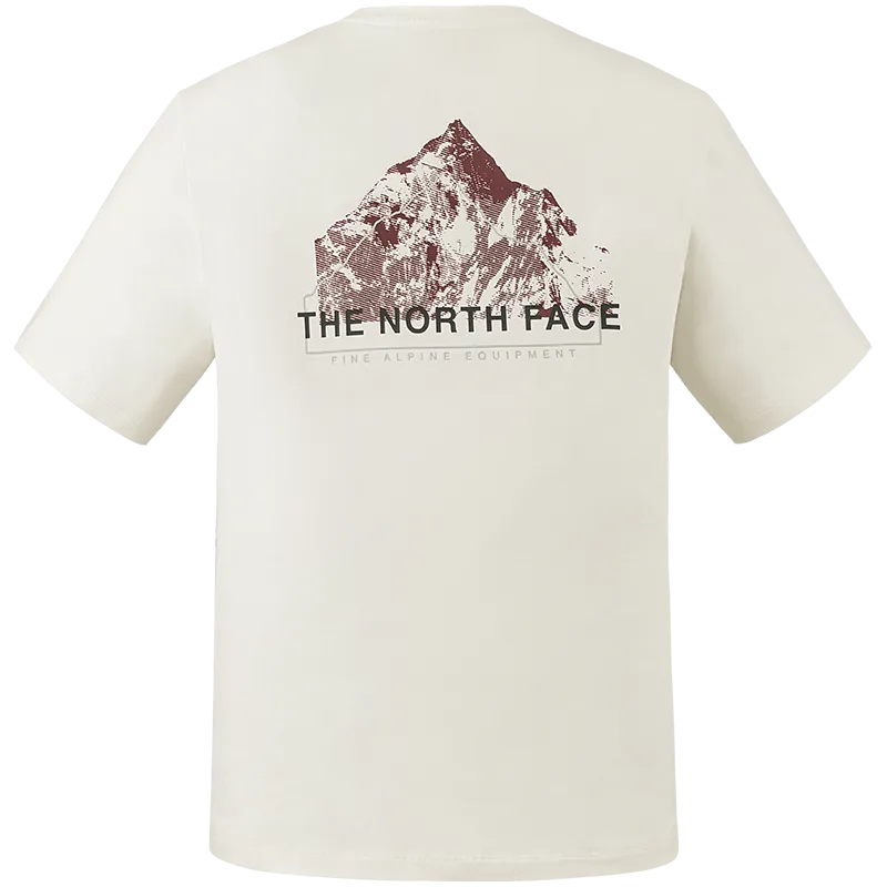 THE NORTH FACE SS25 T Shirt Men's QLI/Dune White