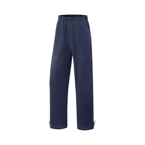 Li Ning Fitness Series Casual Pants Women's Dark Pea Blue