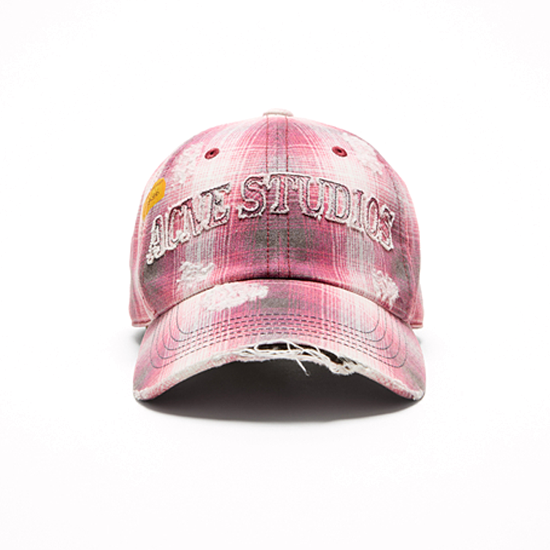 Бейсболка Acne Studios (розовая)