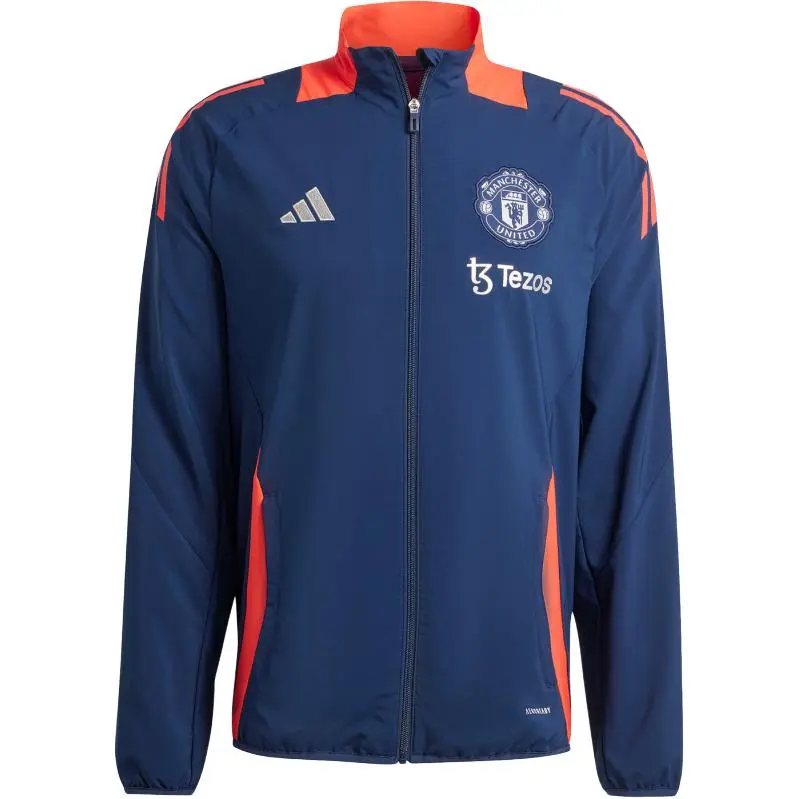 Adidas Manchester UnitedTiro 24 Jacket Men's Midnight Indigo/Bright Red