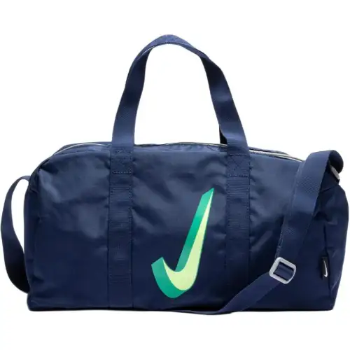 Nike Nike, design boston bag, blue green travel bag for men and women, polyester, for beloved