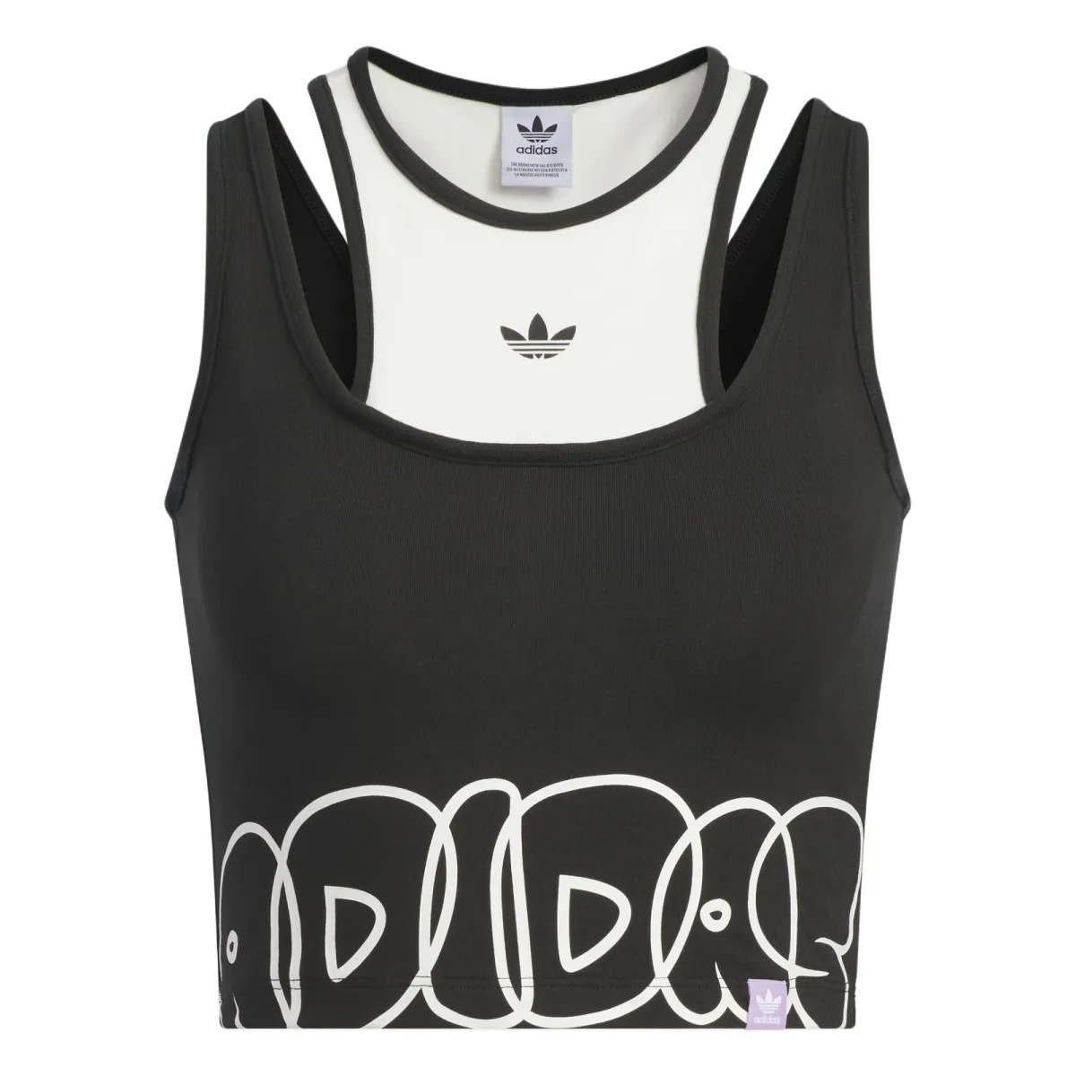 Adidas Originals CITY SKATETop TANK Sport Vests Women's Black/Pink White