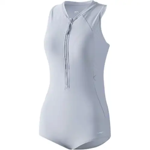 Li Ning One piece Swimsuit Women's Moon Silver