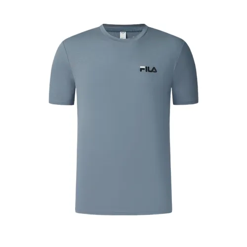 FILA Fitness T Shirt Men's Iron Paint Blue