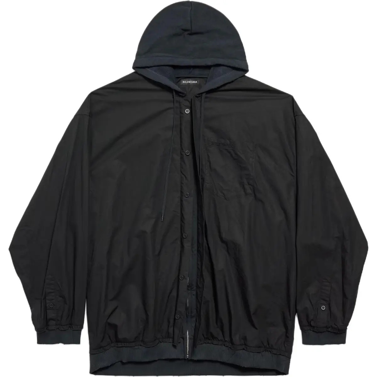 Balenciaga Jackets & Coats Loose Fit Men's Black