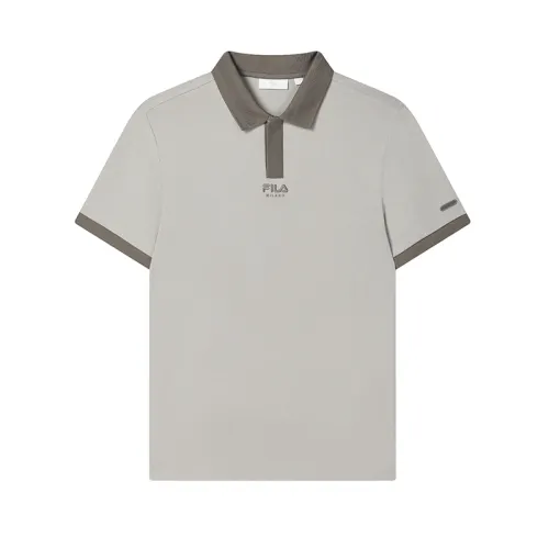 FILA MILANO Polo Shirt Men's Monotonous Gray