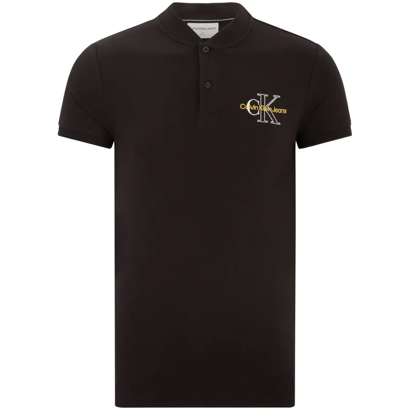 CALVIN KLEIN Polo Shirt Men's Black