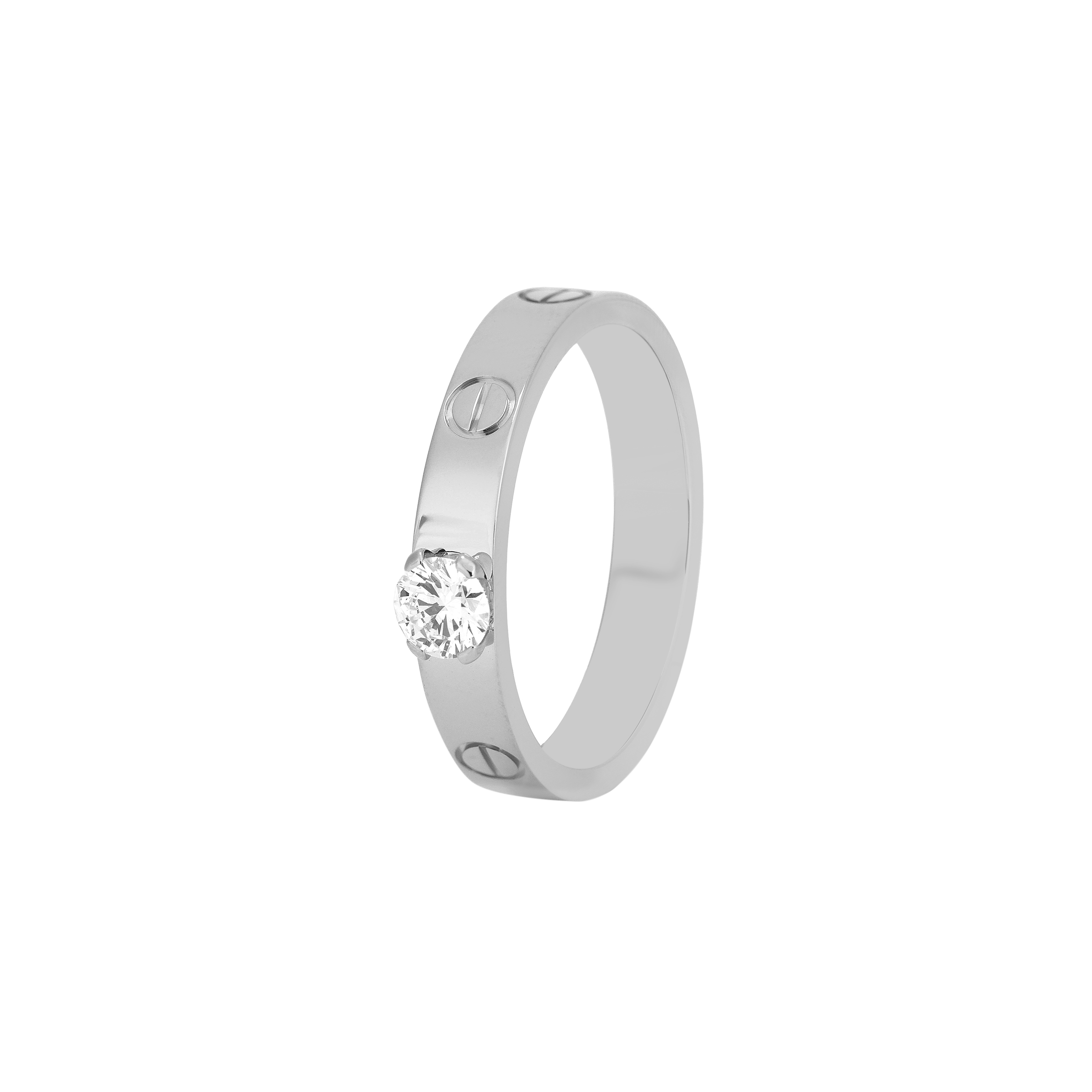 Женское кольцо Cartier (серебряное) — фото 3