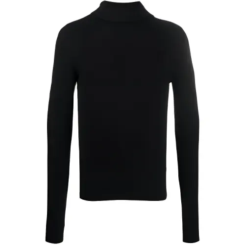 Bottega Veneta Cashmere Sweaters Men's Black Turtleneck Moderate