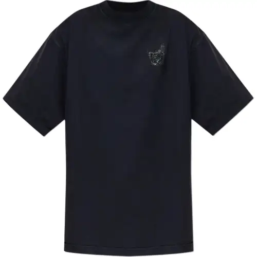 Balenciaga Vintage Effect Oversized T Shirt