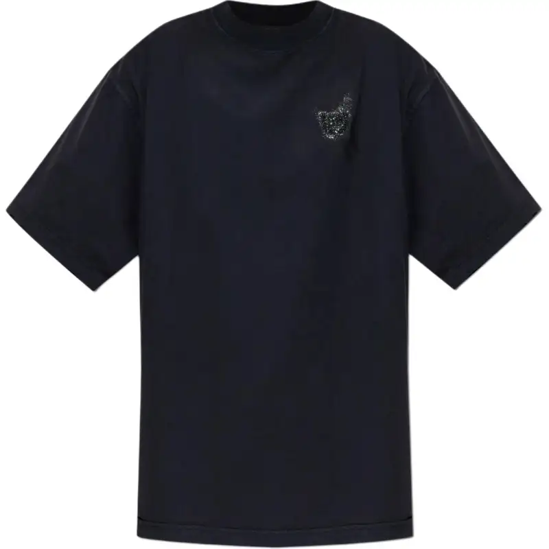 Balenciaga Vintage Effect Oversized T Shirt