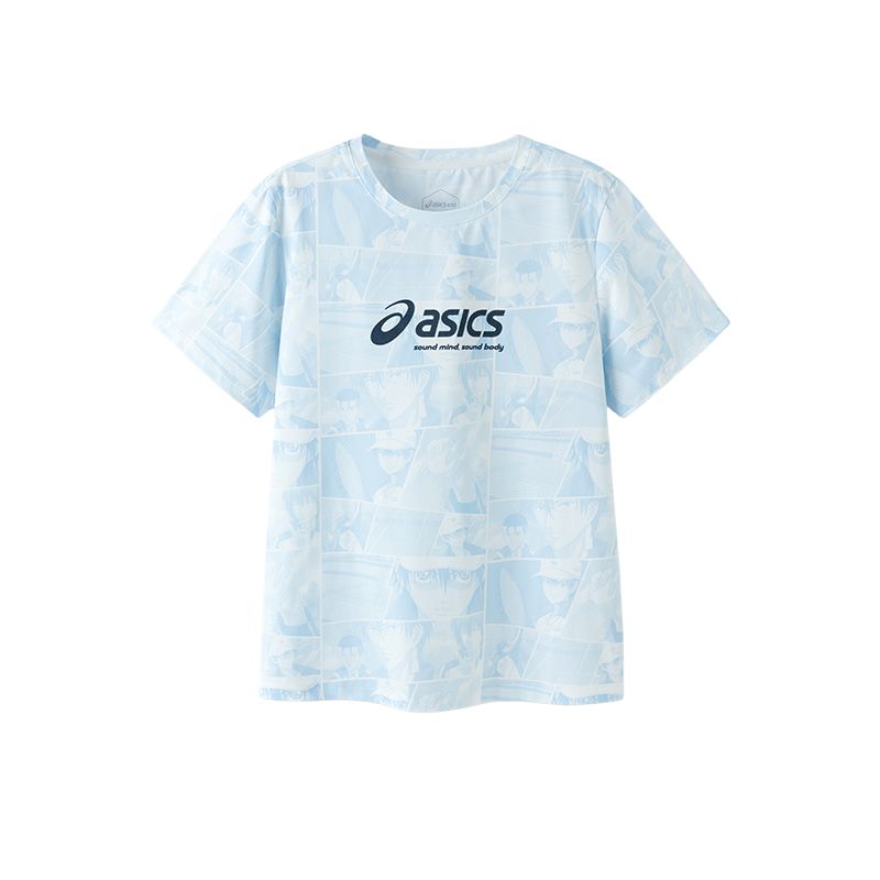 Детская футболка ASICS Prince Tennis (сине-голубая)